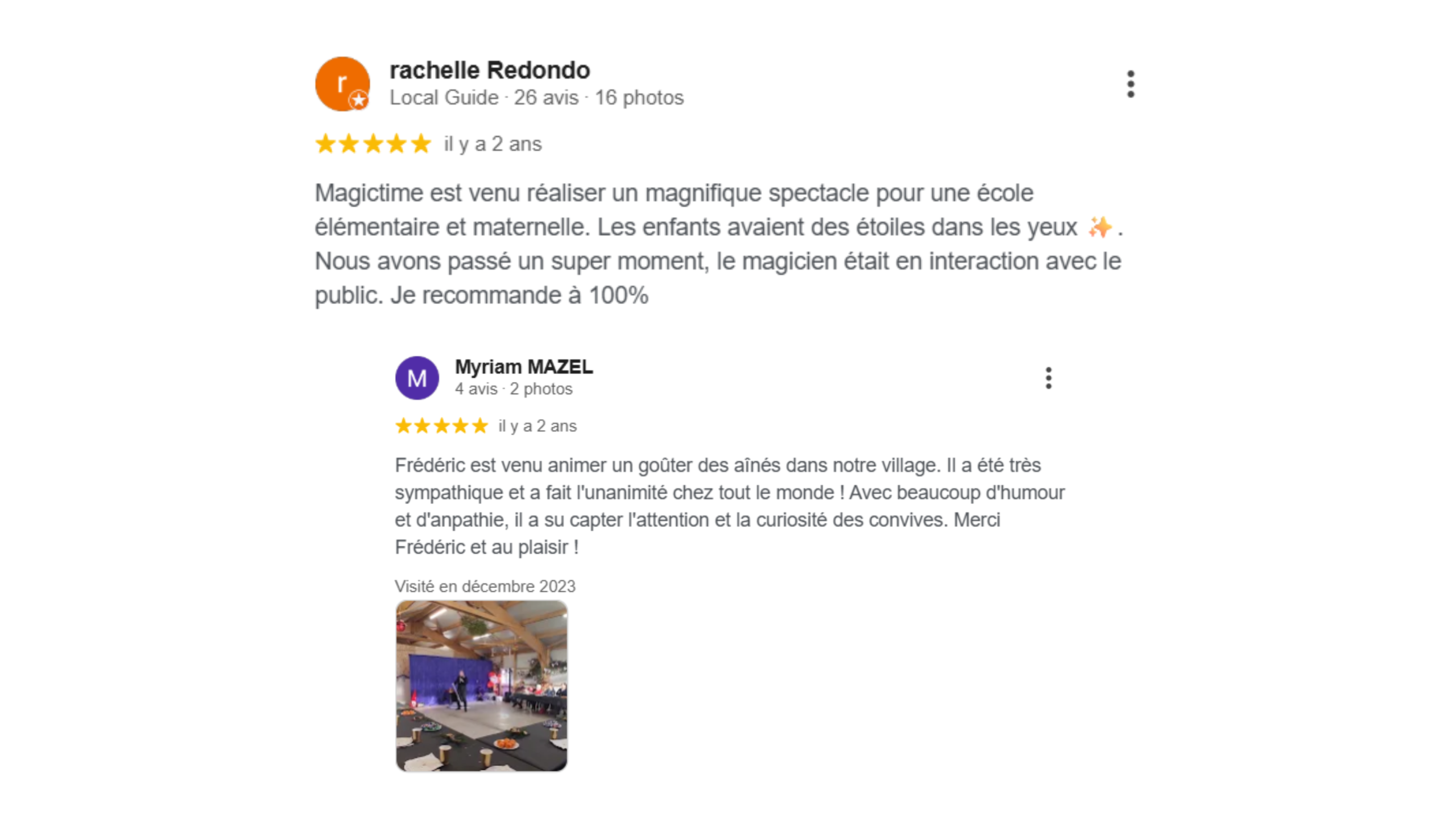 spectacle de magie associatif