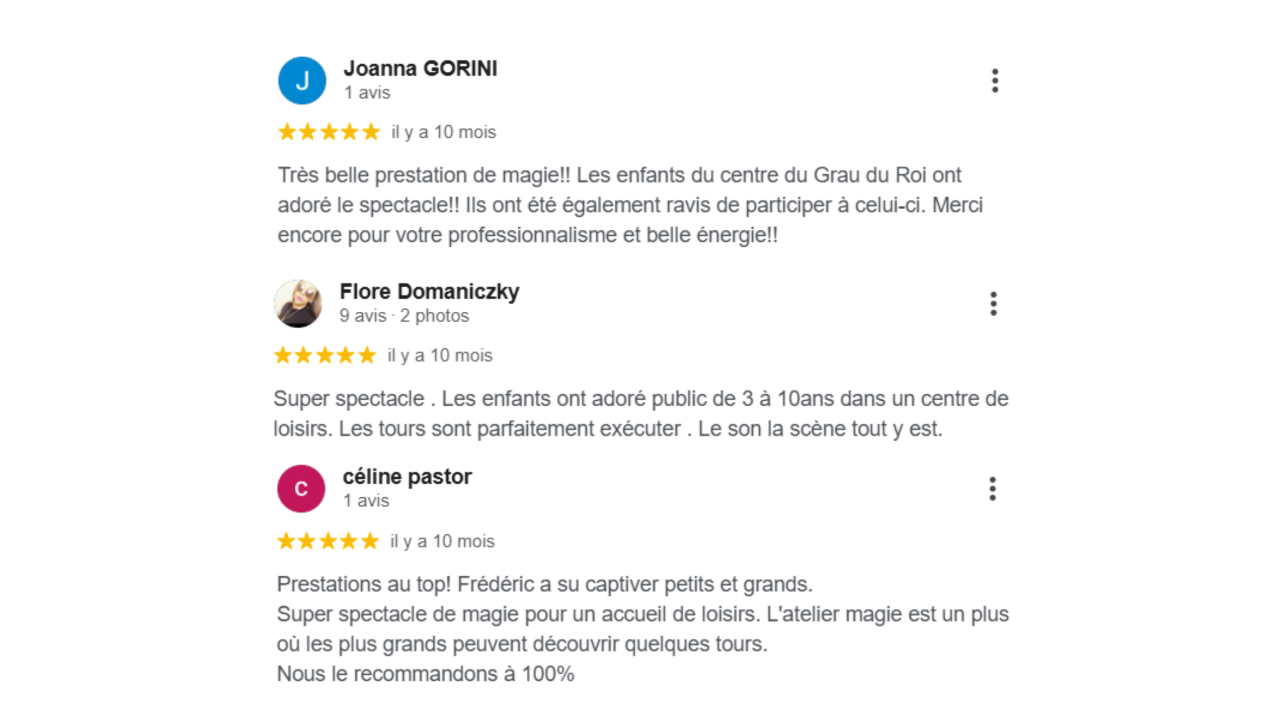 spectacle de magie associatif