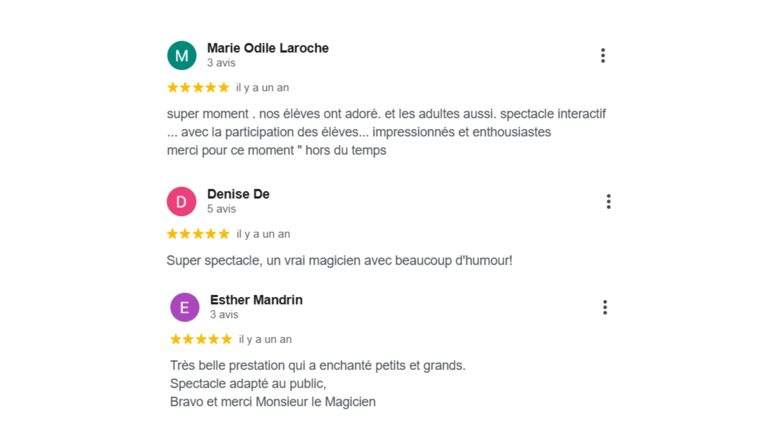 spectacle de magie associatif
