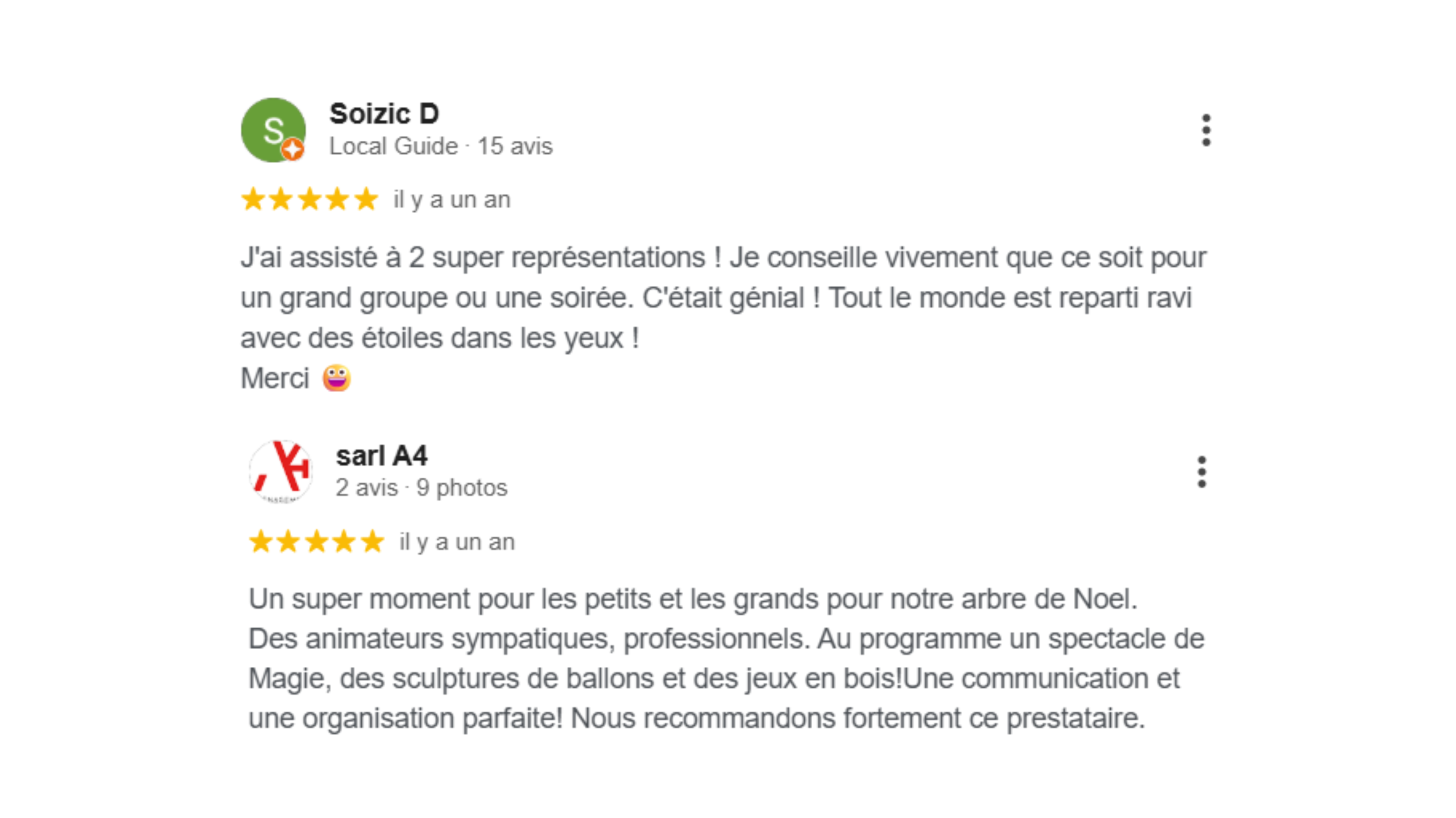 spectacle de magie associatif